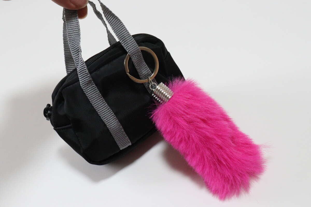 セリア スクールバッグ風ミニポーチ セリアのスクールバッグ風ミニポーチをデコレーションする