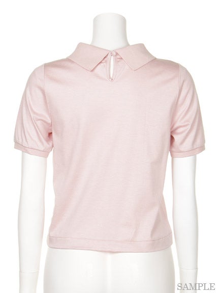 ロゴ刺繍ポロシャツ「FURFUR」8,640円(税込)