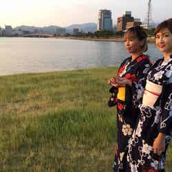 紗栄子＆MINMI、島根で仲良し女子旅　人気アトラクションに大興奮／画像提供：TBS