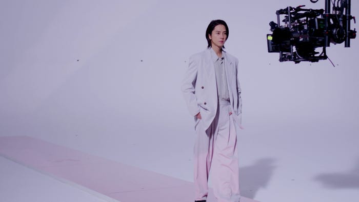 山下智久 Straine新CMメイキング(提供写真)