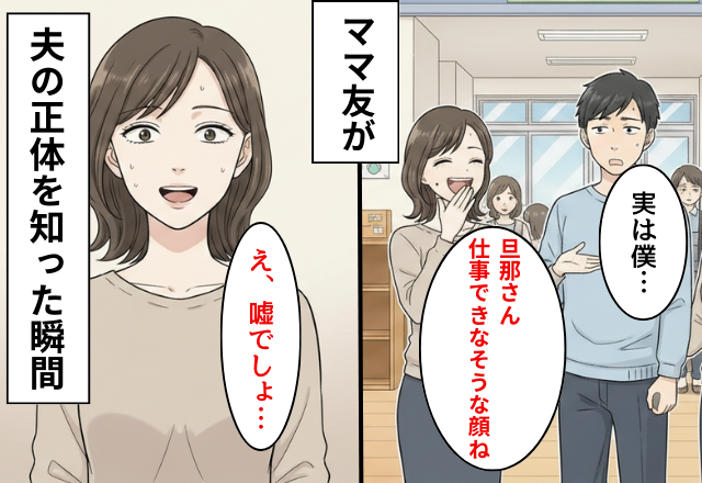「旦那さん仕事できなさそう」と煽るママ友！？だが「嘘でしょ…」夫の職業を知りママ友が青ざめた話
