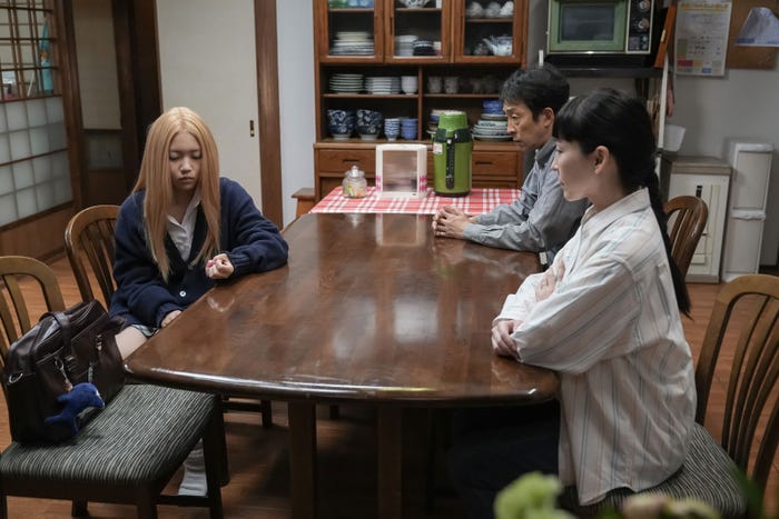 高松咲希、北村有起哉、麻生久美子「おむすび」第25話(C)NHK