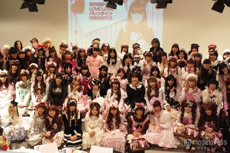 イベントには大勢のロリータファンが集結する