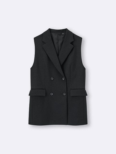 GUのダブルブレストベスト