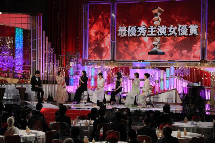 羽鳥慎一、長澤まさみ、天海祐希、有村架純、永野芽郁、松岡茉優、吉永小百合(C)東京写真記者協会