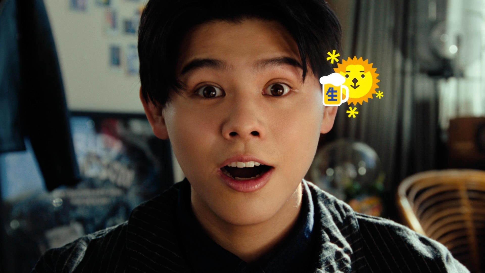 「サン生のCM決まったよ」篇より（提供写真）