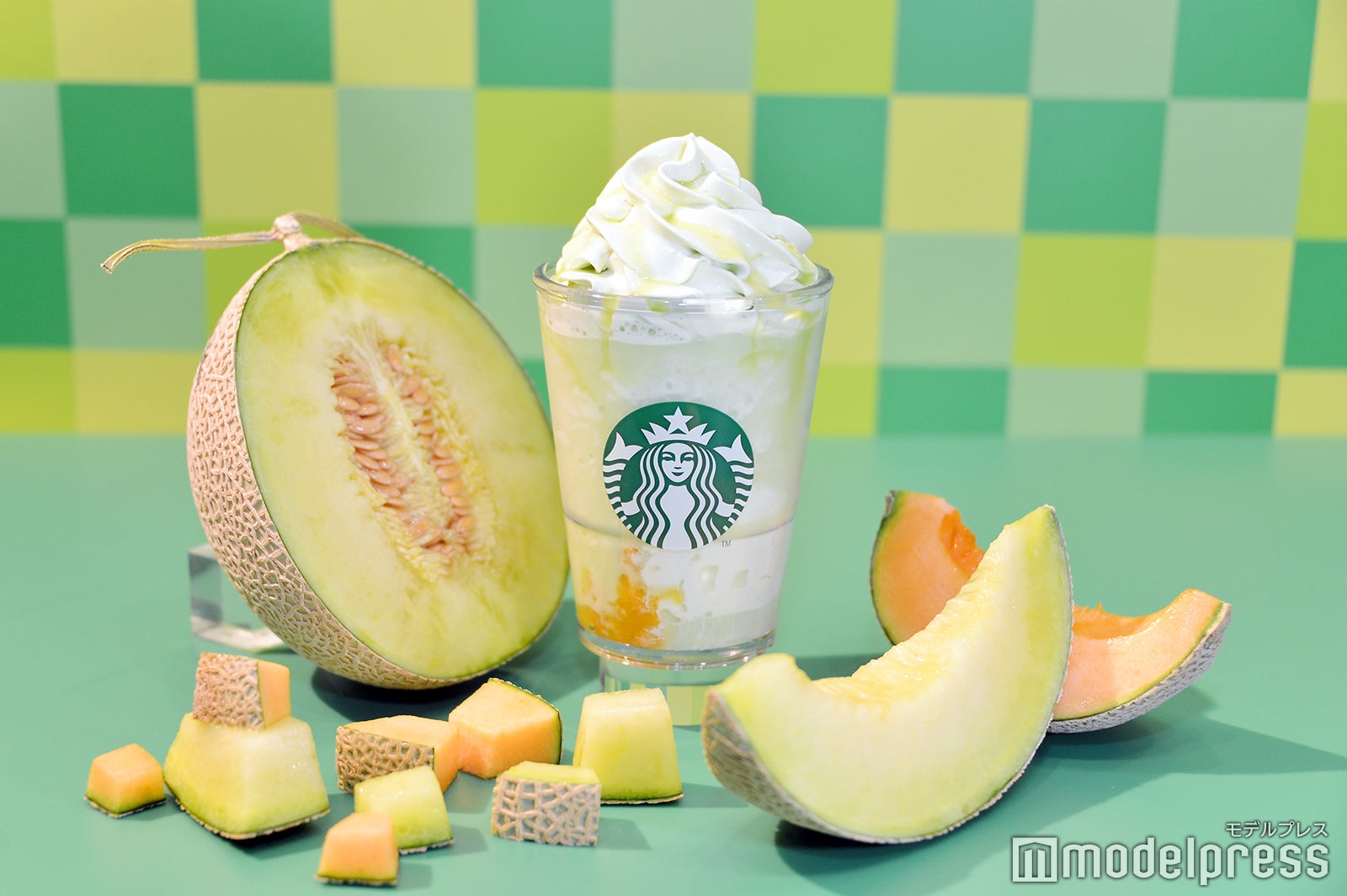 The メロン of メロン フラペチーノ（C）モデルプレス