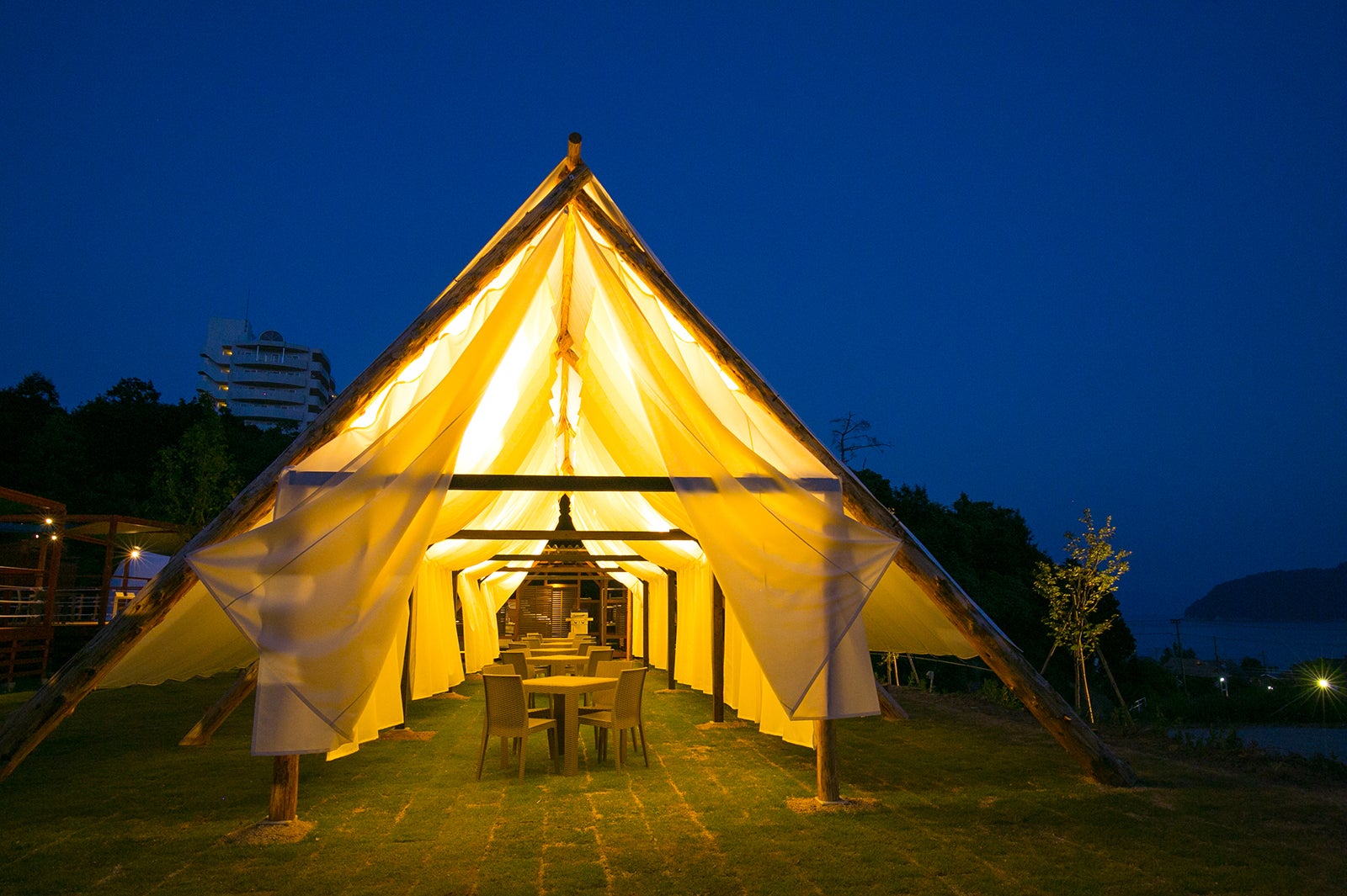 グランピングヴィレッジHAJIME／画像提供：マリントピアリゾート