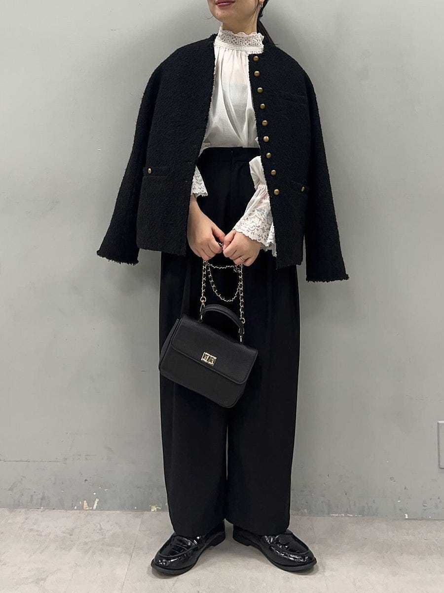 白ブラウスコーデ2