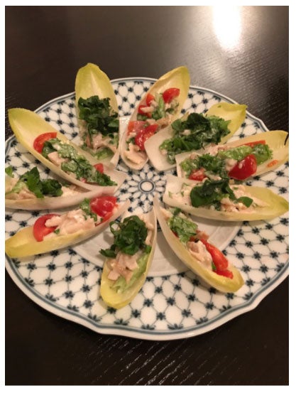 スモークチキンでヒロくんが作った料理／稲垣吾郎オフィシャルブログ（Ameba）より