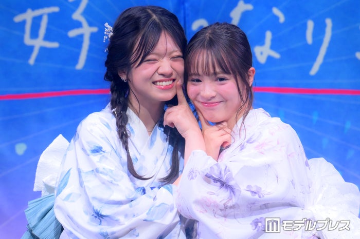 ダレノガレ明美の姪・福住真里（まり）「今日好き」イベント初登場 藤村みのりと顔寄せポーズで観客魅了【今日好き夏まつり】