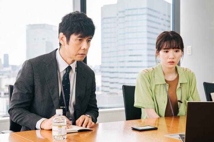 西島秀俊、永野芽郁/「ユニコーンに乗って」第2話より(C)TBS