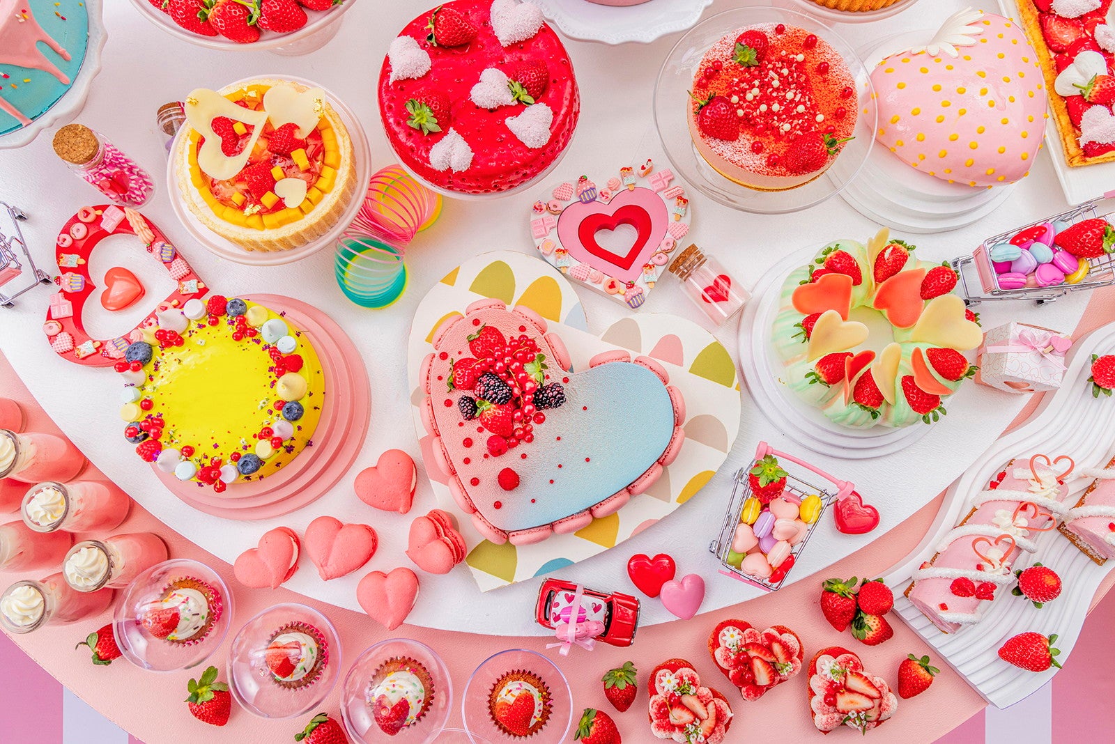 「ストロベリー・ハートファクトリー」いちごスイーツビュッフェ／提供画像