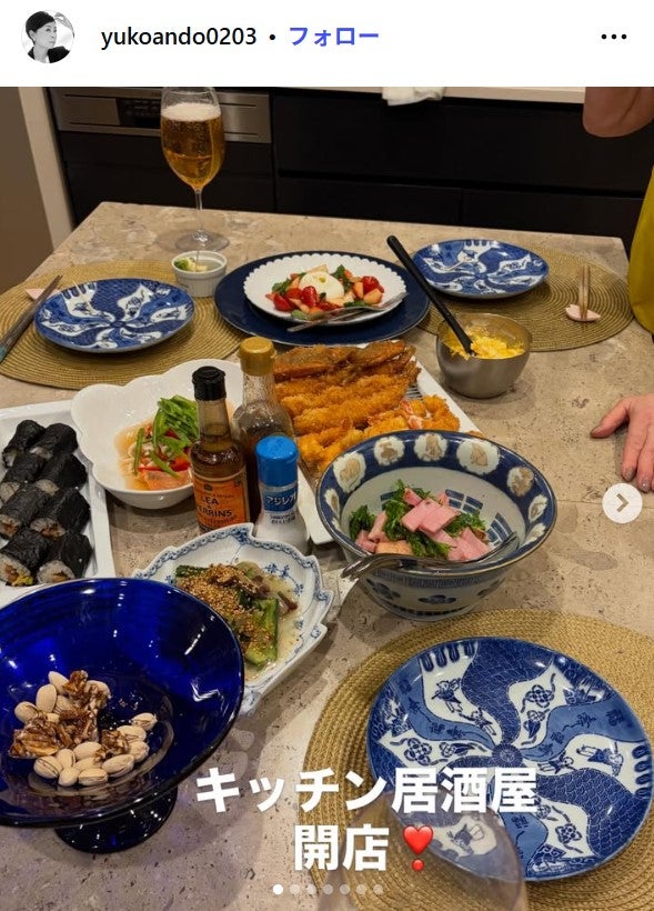 安藤優子Instagramより