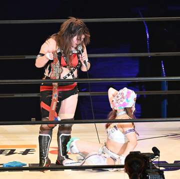 スターライト・キッドが大流血で至宝ベルト逃す「絶対に諦めない」【スターダム】