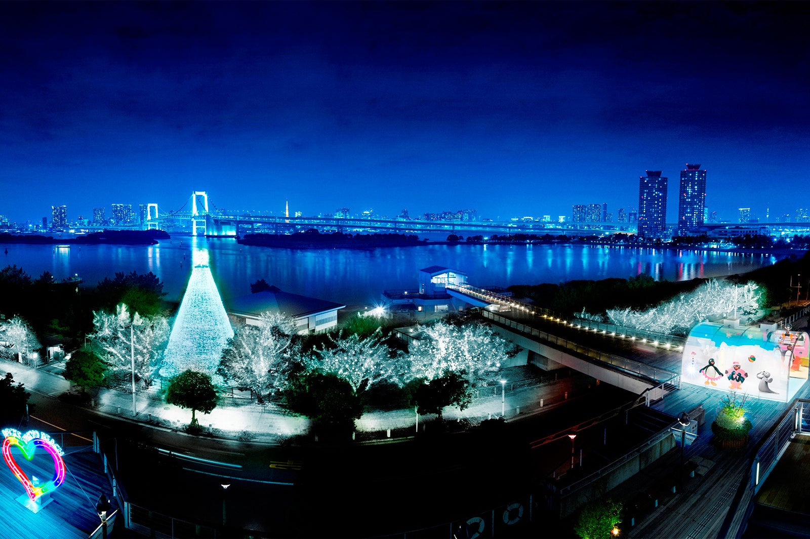 デックス東京ビーチ／画像提供：イルミネーションアイランドお台場2017実行委員会