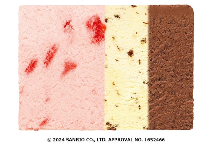 ベリーベリーストロベリー/チョコレートチップ/チョコレート(C)2024 SANRIO CO., LTD. APPROVAL NO.L165248