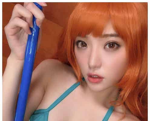 CYBERJAPAN DANCERS・KOZUE、「ONE PIECE」ナミのコスプレ披露 美ボディに反響殺到