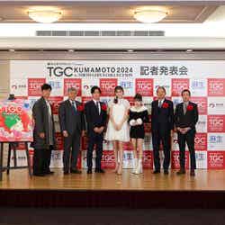 ゆうちゃみ、MINAMIら（C）麻生専門学校グループ presents TGC 熊本 2024 記者発表会
