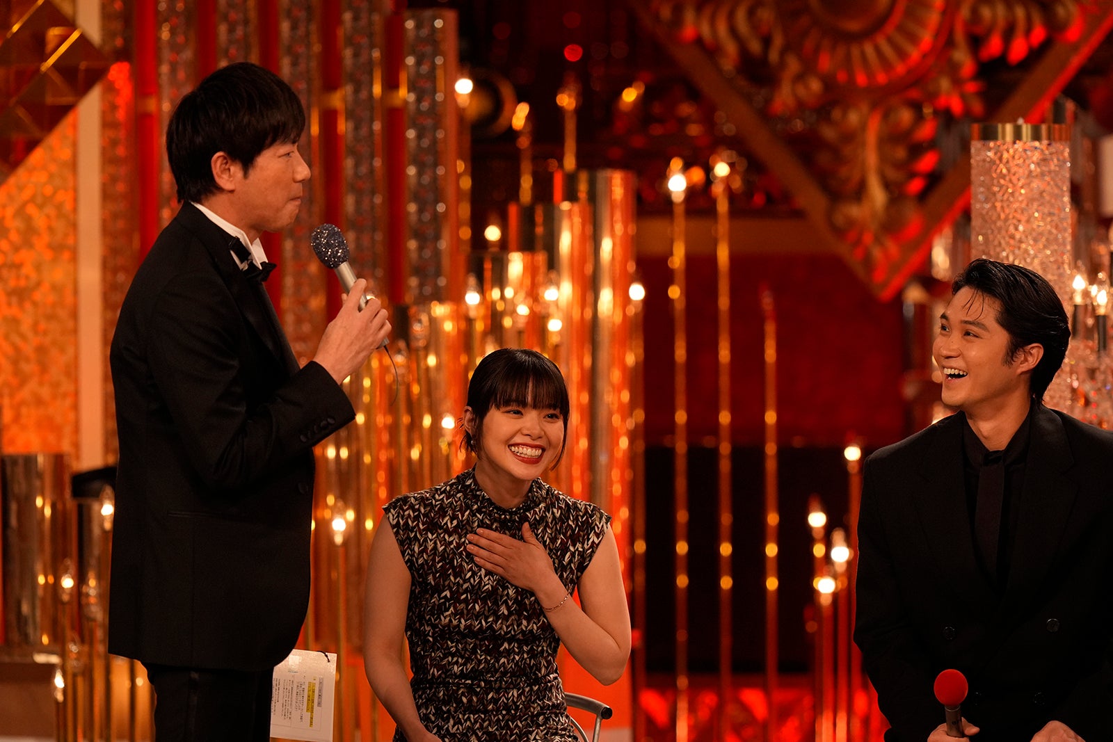 岸井ゆきの、緊張でハプニング 羽鳥慎一アナ・大泉洋のフォロー光る「私やりましょうか？」＜第47回日本アカデミー賞＞