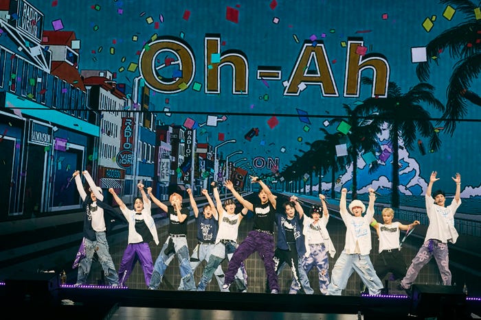 「2023 JO1 2ND ARENA LIVE TOUR ‘BEYOND THE DARK’」有明アリーナ初日公演(C)LAPONE Entertainment