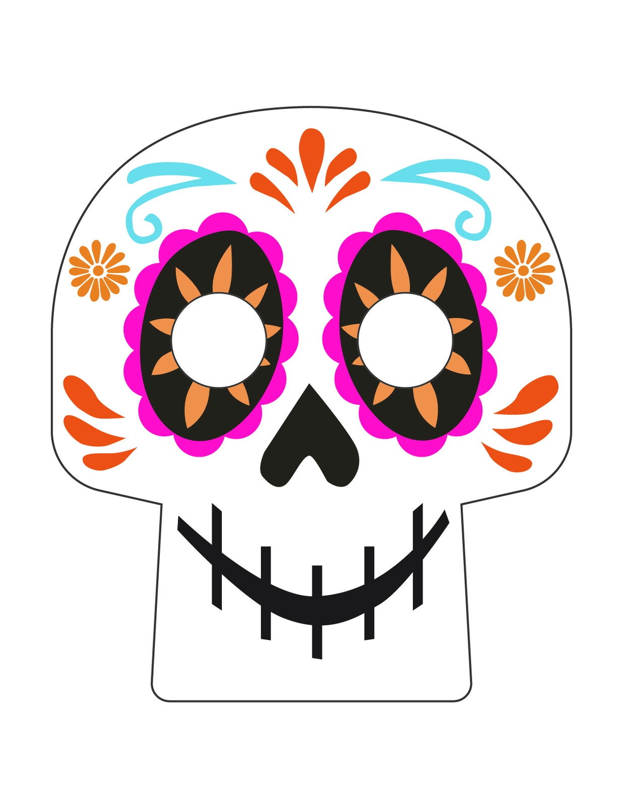 カラベラ風のお面（C）Disney/Pixar