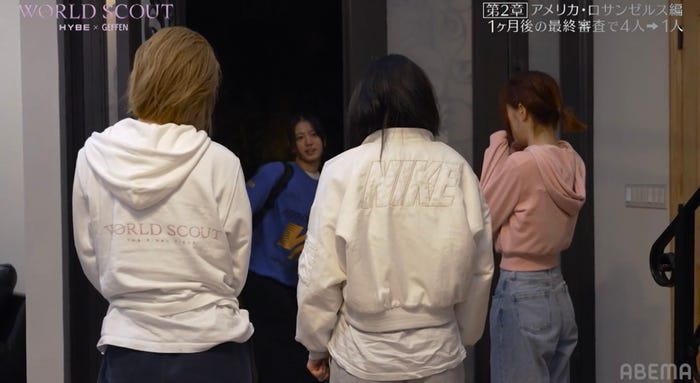 Aoi(大谷碧空)、Ayana(桑原彩菜)、Sakura(飛咲来)(C)AbemaTV,Inc.