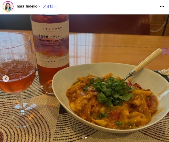 原日出子Instagramより