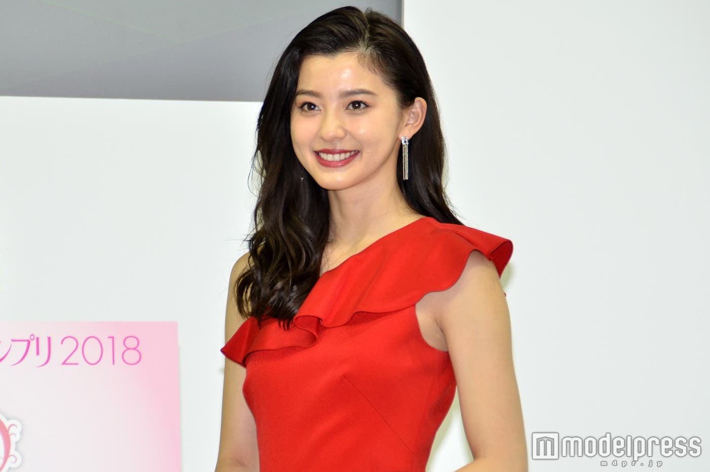 「FOODEX美食女子グランプリ2018」アンバサダーの朝比奈彩(C)モデルプレス