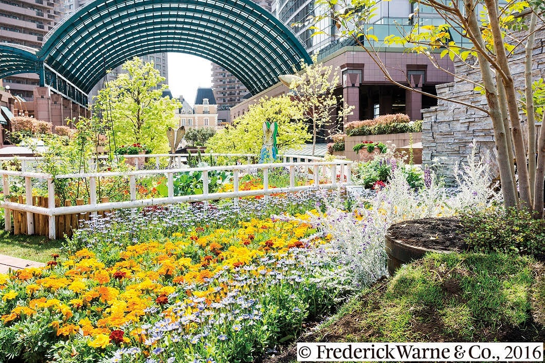 各絵本の象徴的なシーンを表現したガーデン（C）FrederickWarne＆Co．，2016