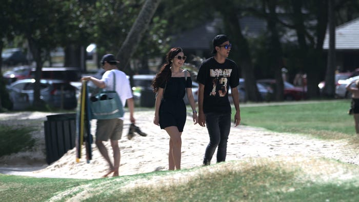 奈緒美、侑哉『TERRACE HOUSE ALOHA STATE』3rd WEEK(C)フジテレビ/イースト・エンタテインメント