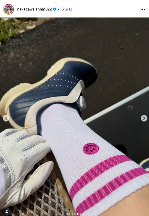 中川安奈Instagramより