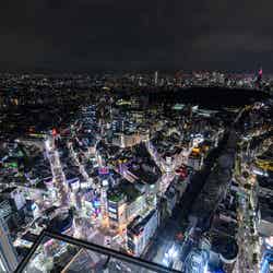 渋谷スクランブルスクエア内SHIBUYA SKYから眺めた夜景（画像提供：渋谷スクランブルスクエアPR事務局）