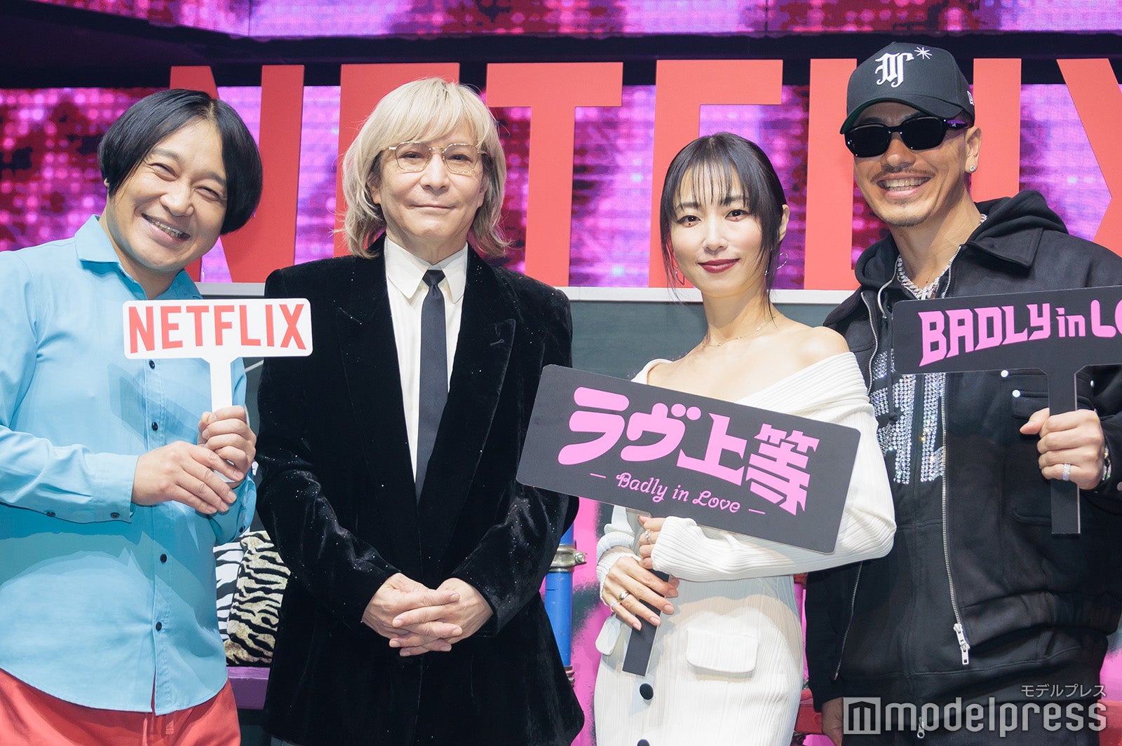 （左から）永野、小室哲哉、MEGUMI、AK-69（C）モデルプレス