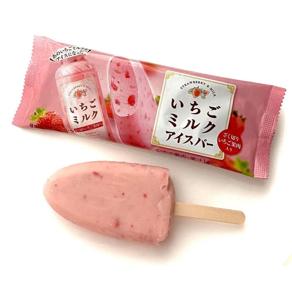 ファミリーマートのいちごミルクバー