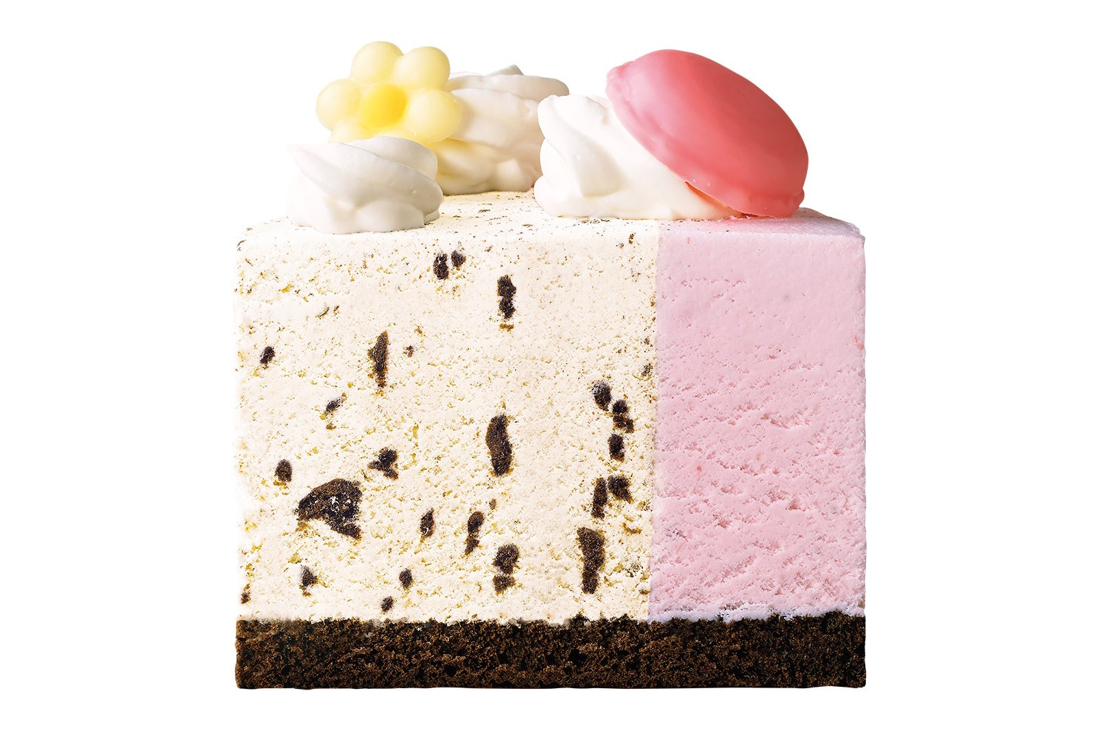 クッキー＆バニラ×ストロベリー／画像提供：サーティワン アイスクリーム株式会社