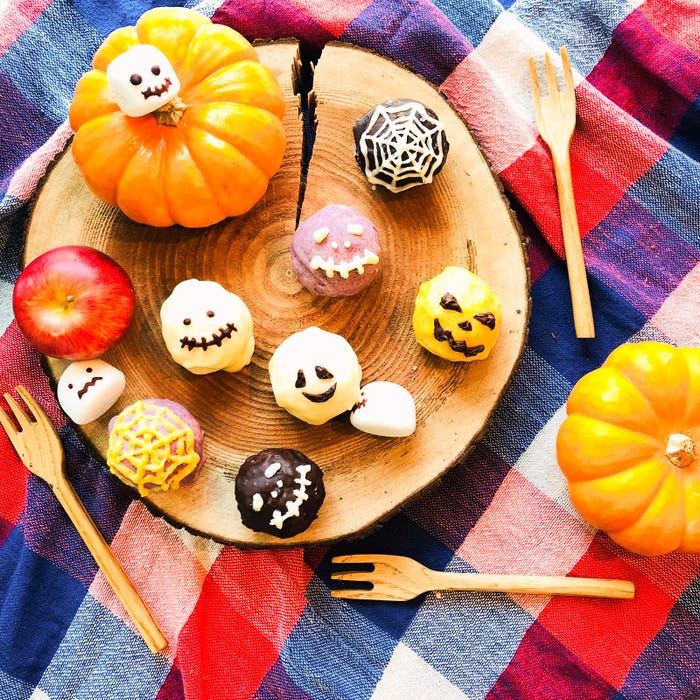 一口サイズの可愛いスイーツ「ハロウィンデコcake」の簡単レシピ【柏原歩のトレンドレシピ】/画像提供:柏原歩