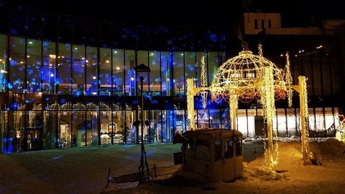 プロジェクションマッピング「KAMORI WONDER LIGHTS」