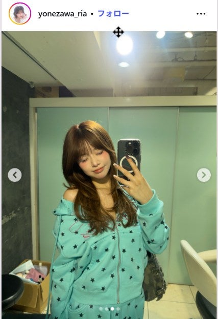 米澤りあInstagramより