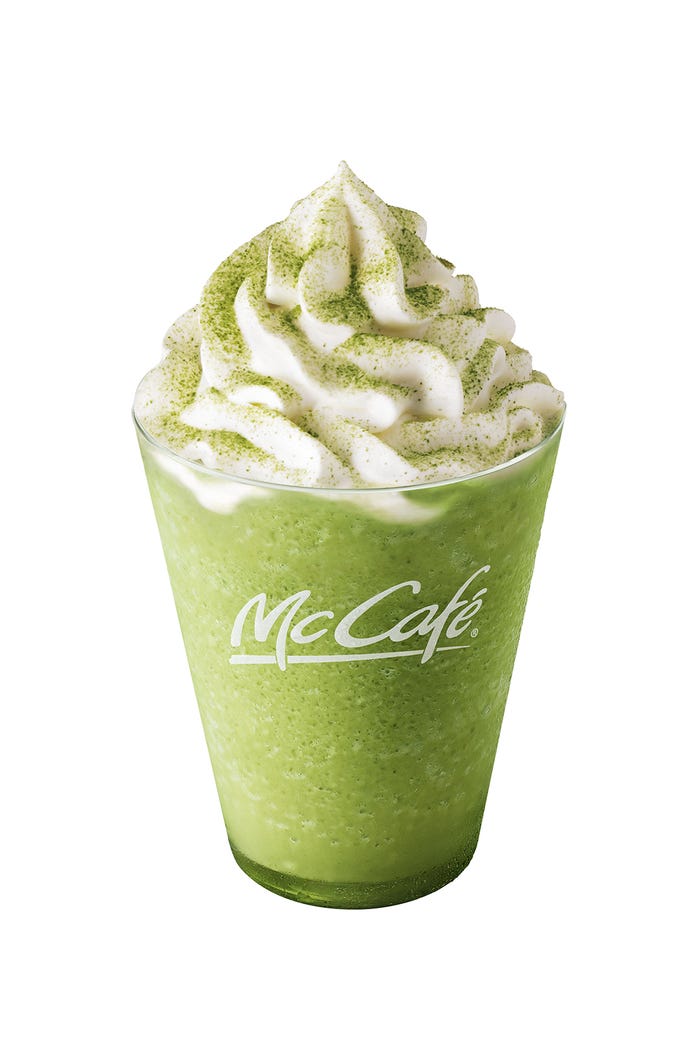 抹茶ラテフラッペ/画像提供:日本マクドナルド