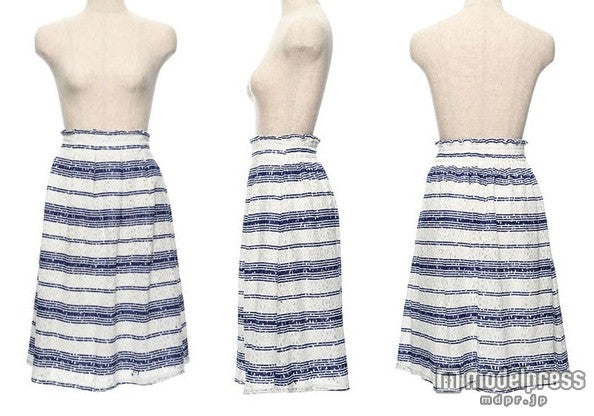 総レースボーダースカート「Re：EDIT」2,698円（税込）