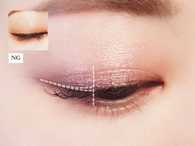 アイライン NG 2023年 メイク 美容 ビューティ ビューティー トレンド おすすめ オススメ メイクテク テクニック アイメイク アイライン NG 2023 目頭