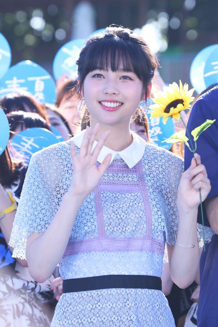 映画「青夏 きみに恋した30日」イベントより／秋田汐梨（提供写真）