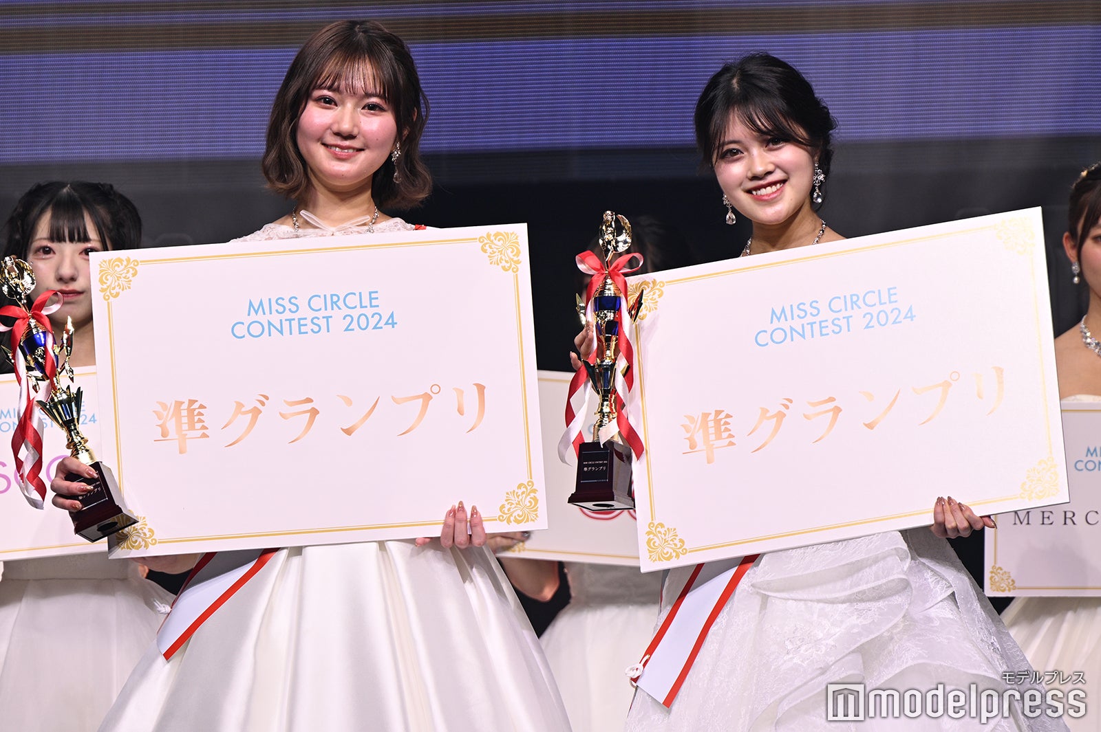 田村さやかさん、山本瑛美さん「MISS CIRCLE CONTEST 2024」準グランプリ（C）モデルプレス