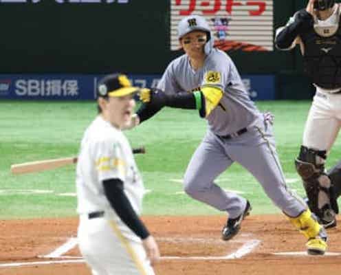 阪神・森下 同点遊ゴロ「打者有利な場面にしてくれた」中野の盗塁に感謝