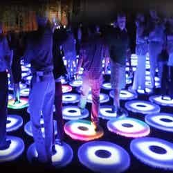 イルミ体験エリア/画像提供:大阪城イルミナージュ実行委員会