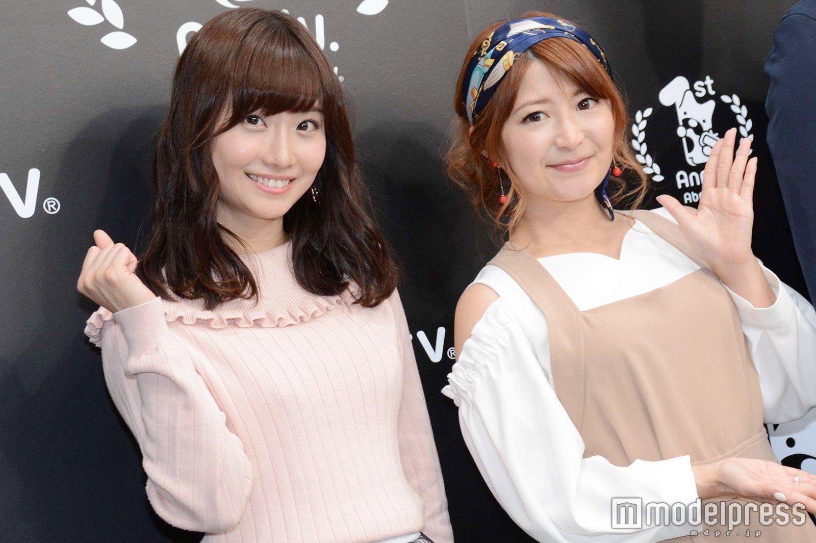 柴田阿弥、矢口真里 （C）モデルプレス