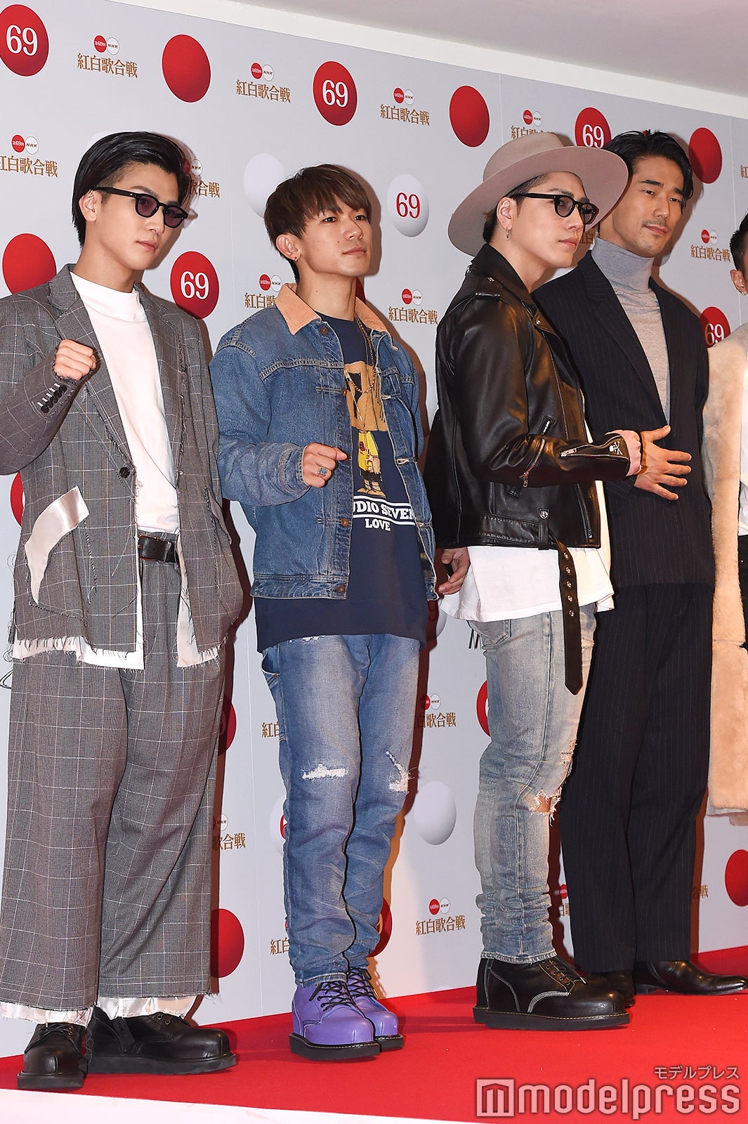岩田剛典、NAOTO、登坂広臣、小林直己 （C）モデルプレス