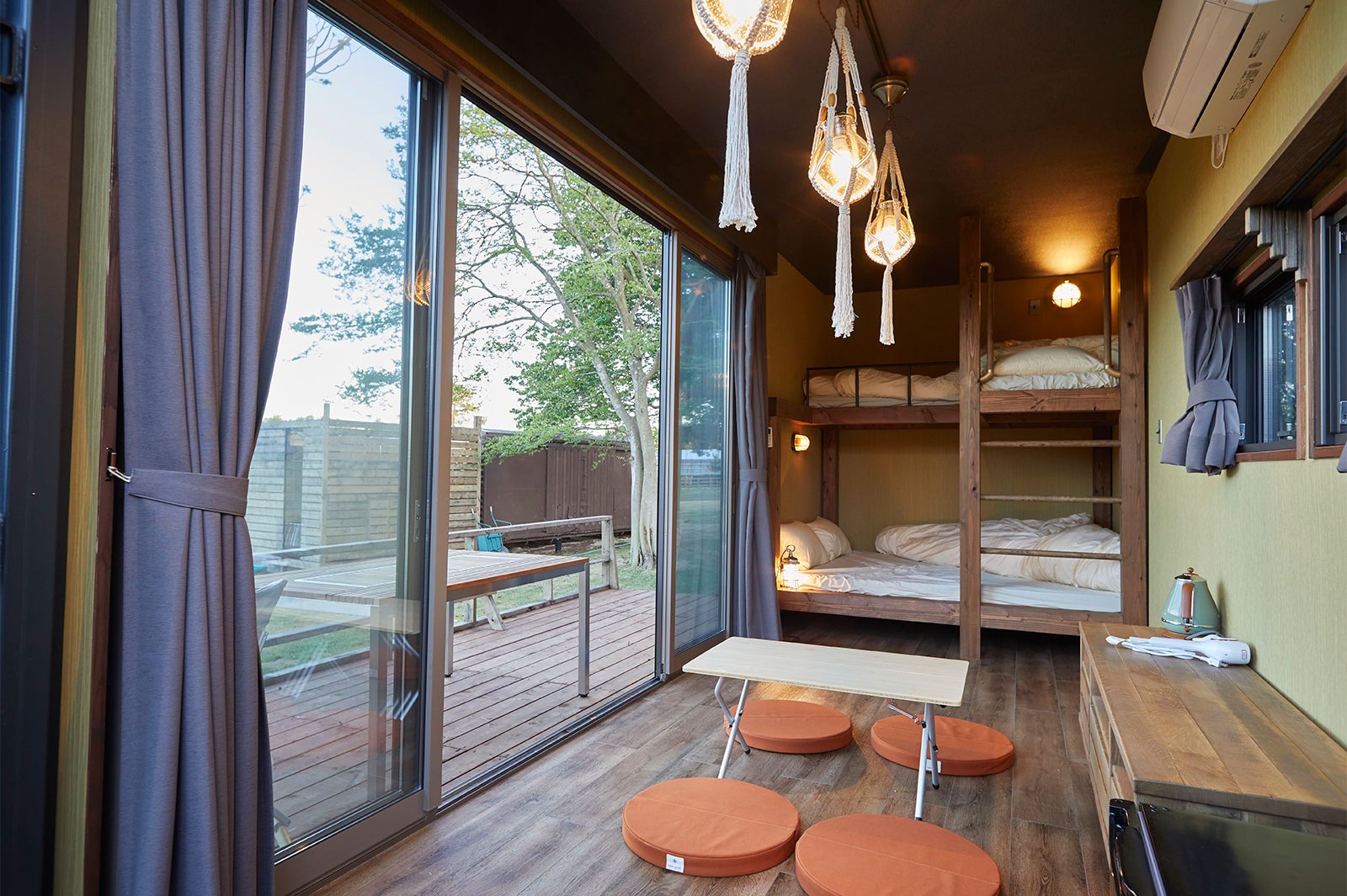 開放的な部屋／画像提供：白ハト食品工業