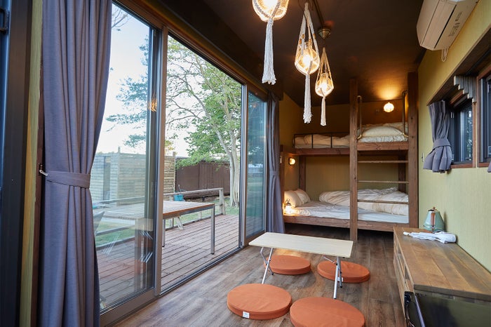 開放的な部屋／画像提供：白ハト食品工業